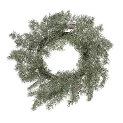 Discount Kirklands Home Soft Piney Fir Christmas Wreath Green