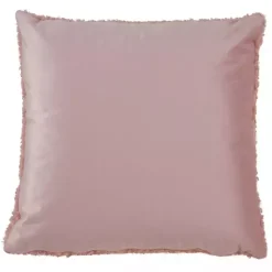 Sale Kirklands Home Soft Fuzzy Faux Wool Textured Throw Pillow Pink