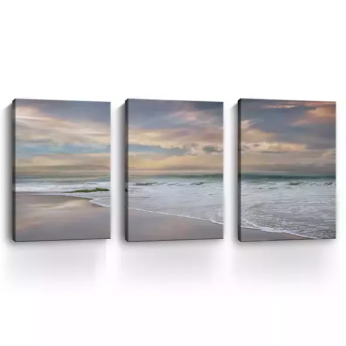 Kirklands Home Soft Twilight Canvas Art Prints, 32x48, Set of 3 Multi
