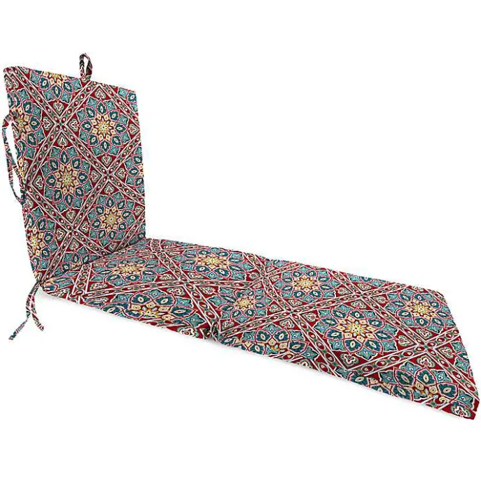 Clearance Kirklands Home Solano Flowers Outdoor Chaise Cushion