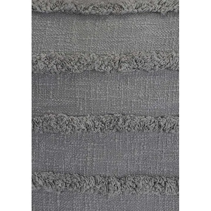 Online Kirklands Home Solid Tufted Accent Pillow Gray