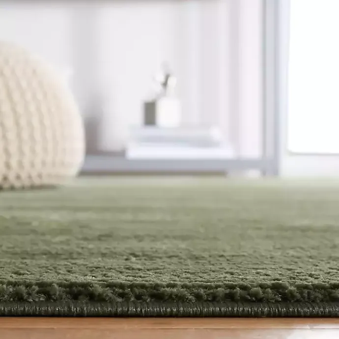 Sale Kirklands Home Solid Revive Area Rug, 6x6 Green