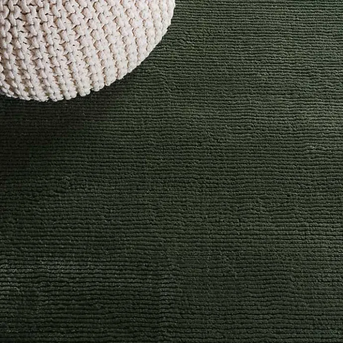 Sale Kirklands Home Solid Revive Area Rug, 6x6 Green