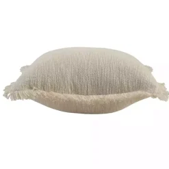 Online Kirklands Home Solid Fringe Accent Pillow Ivory