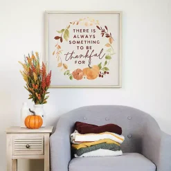 Outlet Kirklands Home Something to Be Thankful For Framed Wall Plaque Multi