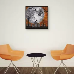 Discount Kirklands Home Something Wicked Framed Canvas Art Print