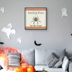 Online Kirklands Home Something Wicked Spider Halloween Wall Plaque
