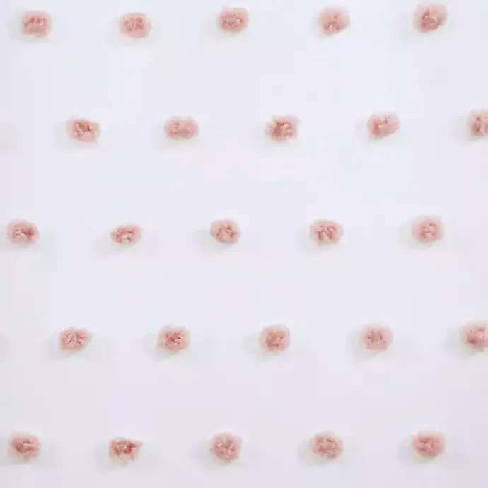 Outlet Kirklands Home Sophie Blush Pom Pom Curtain Panel, 84 in.