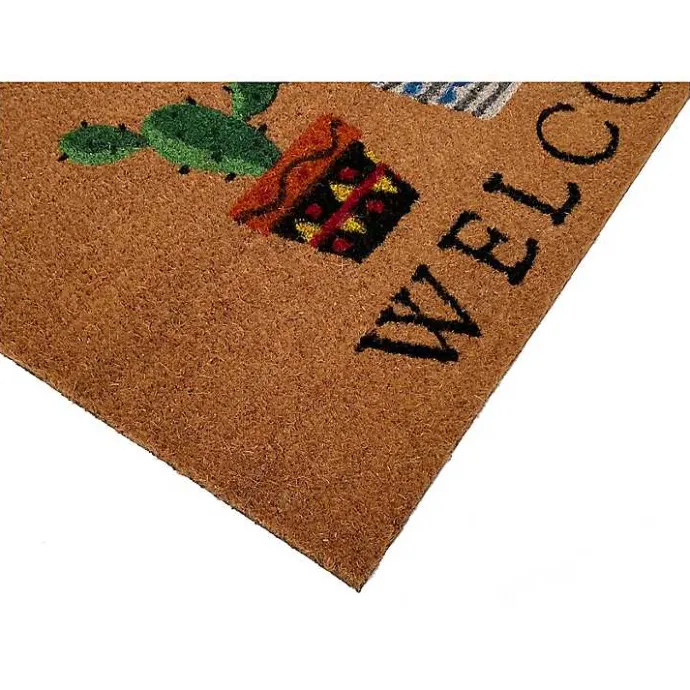 Sale Kirklands Home Southwestern Cactus Coir Doormat