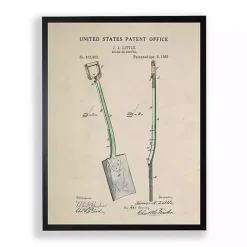 Outlet Kirklands Home Spade Patent Framed Art Print