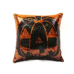 Sale Kirklands Home Sparkle Sequin Jack O Lantern Pillow