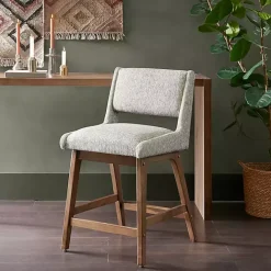 Hot Kirklands Home Speckled Boomerang Modern Counter Stool Gray