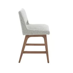 Hot Kirklands Home Speckled Boomerang Modern Counter Stool Gray