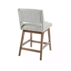 Hot Kirklands Home Speckled Boomerang Modern Counter Stool Gray