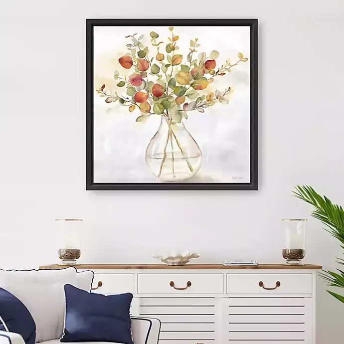 Clearance Kirklands Home Spice Eucalyptus Framed Canvas Print, 30x30 in.