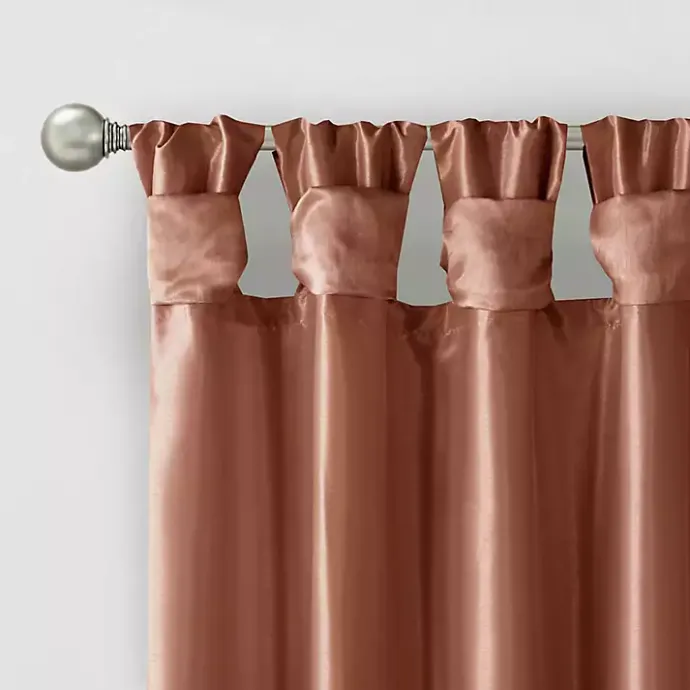 Sale Kirklands Home Spice Twist Top Curtain Panel, 84 in. Orange
