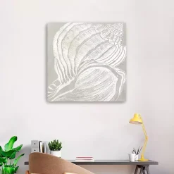 New Kirklands Home Spiral Seashell Close Up Canvas Art Print