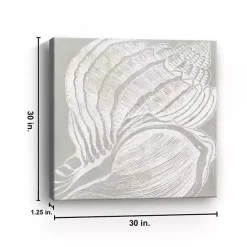 New Kirklands Home Spiral Seashell Close Up Canvas Art Print