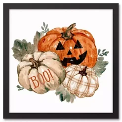 Online Kirklands Home Spooky Chic Pumpkins Halloween Plaque