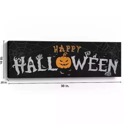 Kirklands Home Spooky Happy Halloween Canvas Art Print