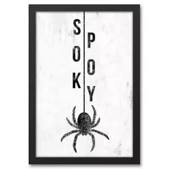 Online Kirklands Home Spooky Spider Halloween Framed Canvas Art Print