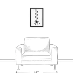 Online Kirklands Home Spooky Spider Halloween Framed Canvas Art Print