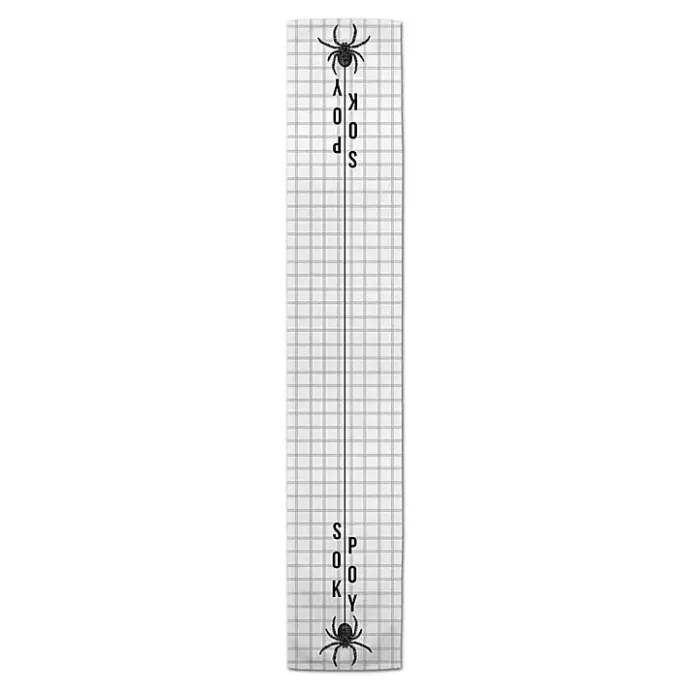 Hot Kirklands Home Spooky Spider Table Runner, 90 in.