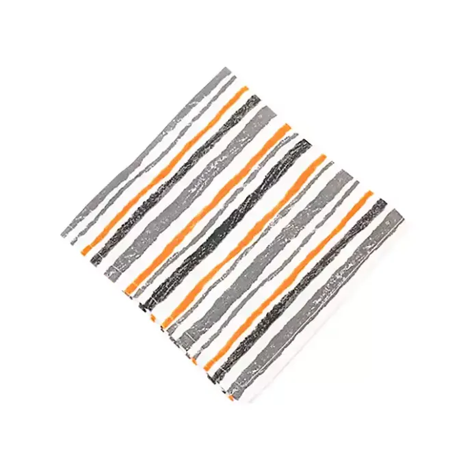 Outlet Kirklands Home Spooky Stripe Halloween Napkins, Set of 6