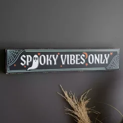Discount Kirklands Home Spooky Vibes Only Wall Plaque