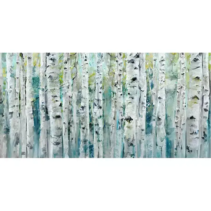 Discount Kirklands Home Spring Birches Canvas Art Print