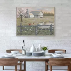 Clearance Kirklands Home Spring Has Arrived Framed Canvas Art Print Green