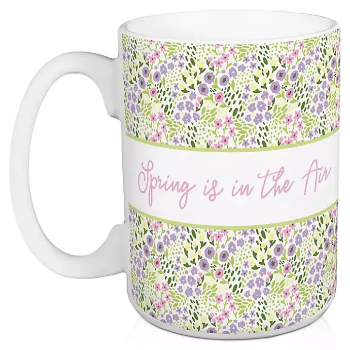 Outlet Kirklands Home Spring is in the Air Mugs, Set of 2