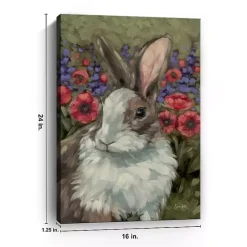 Online Kirklands Home Spring Melody Bunny Canvas Art Print