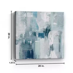 Discount Kirklands Home Spring Mountain Blues Canvas Art Print, 20x20 in.