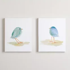 New Kirklands Home Springtime Birds Canvas Art Prints, Set of 2