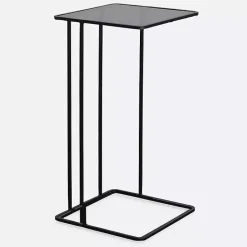 Discount Kirklands Home Square Camus Accent Table Black