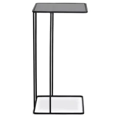 Discount Kirklands Home Square Camus Accent Table Black