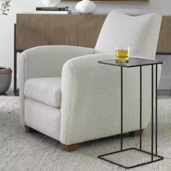 Discount Kirklands Home Square Camus Accent Table Black