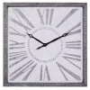 Outlet Kirklands Home Square Galvanized Metal Wall Clock