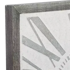 Outlet Kirklands Home Square Galvanized Metal Wall Clock