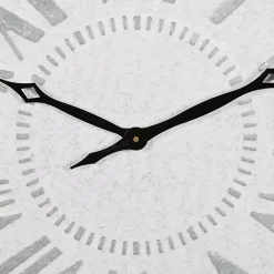 Outlet Kirklands Home Square Galvanized Metal Wall Clock