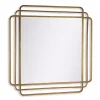 Best Kirklands Home Square Shayan Bronze Metal Wall Mirror