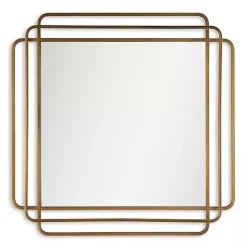 Best Kirklands Home Square Shayan Bronze Metal Wall Mirror