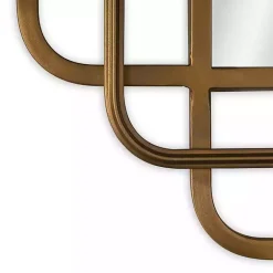 Best Kirklands Home Square Shayan Bronze Metal Wall Mirror