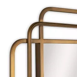 Best Kirklands Home Square Shayan Bronze Metal Wall Mirror