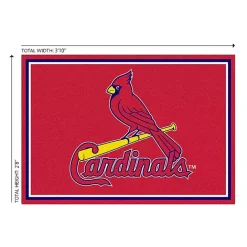Best Kirklands Home St. Louis Cardinals Spirit Rug, 3x4 Red