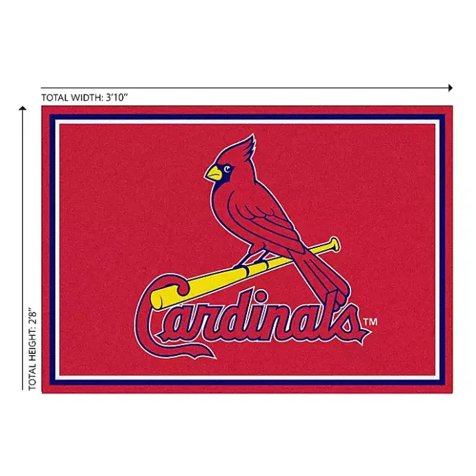 Best Kirklands Home St. Louis Cardinals Spirit Rug, 3x4 Red