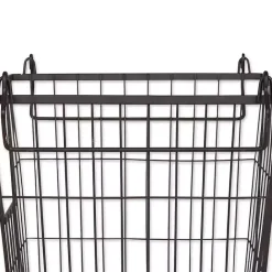 Hot Kirklands Home Stackable Wire Kitchen Basket, 8 in. Black