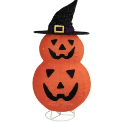 Outlet Kirklands Home Stacked Jack O Lanterns Outdoor Halloween Décor Orange