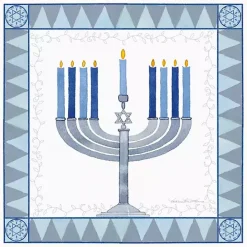 Best Kirklands Home Star of David Menorah Hanukkah Wall Art